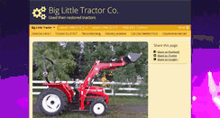 Desktop Screenshot of biglittletractor.com